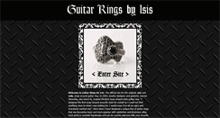 Desktop Screenshot of guitarringsbyisis.com